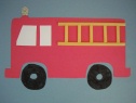 Fire truck fireman Crafts for Kids