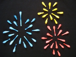 Firework Craft Ideas Kids on Qtip Fireworks From Busy Bee Kids Crafts